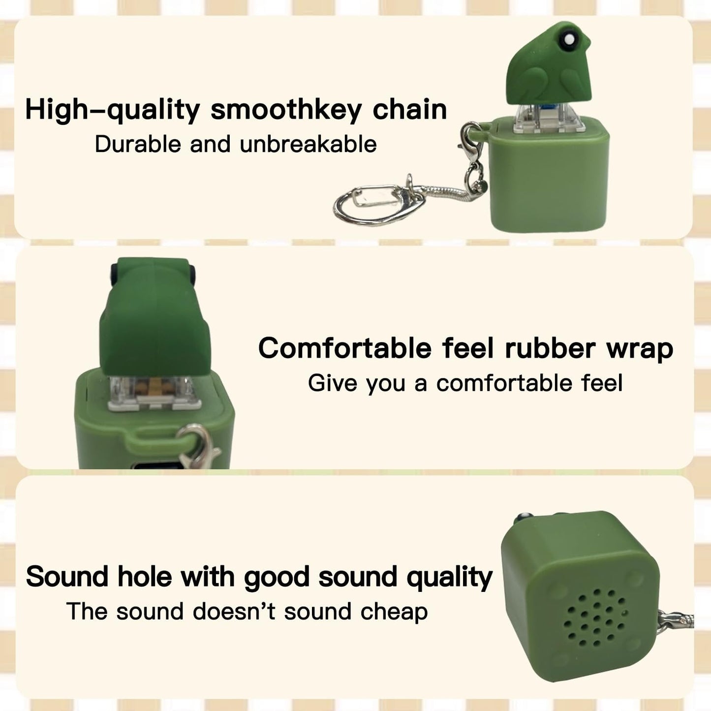 đ„Heta erbjudanden - Upp till 50% rabattđ„Frog Croak Fidget-leksak - Uppladdningsbar GrodkvĂ€kande Nyckelring, GrodkvĂ€kande Stresslindrare med FĂ€rgade Ljus, Rolig och BĂ€rbar Ă
ngestlindrande Leksak