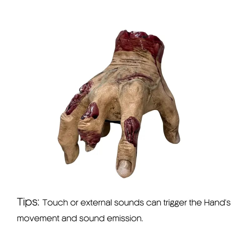 đïž 50% OFF NOW! âš Realistic Scary Hand Props - Flexible & Creepy for Halloween/Cosplay, Perfect for Decoration or Pranks đđŠ