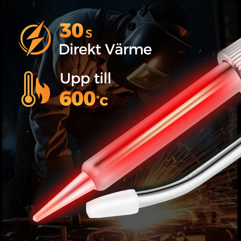 🔥 80W SUPER-SVETSPISTOL 🔧 💨 Snabb uppvärmning på bara 30 SEKUNDER! 🎯 Professionell precision för: ✅ Små reparationsjobb ✅ Elektronikfix ✅ DIY-projekt