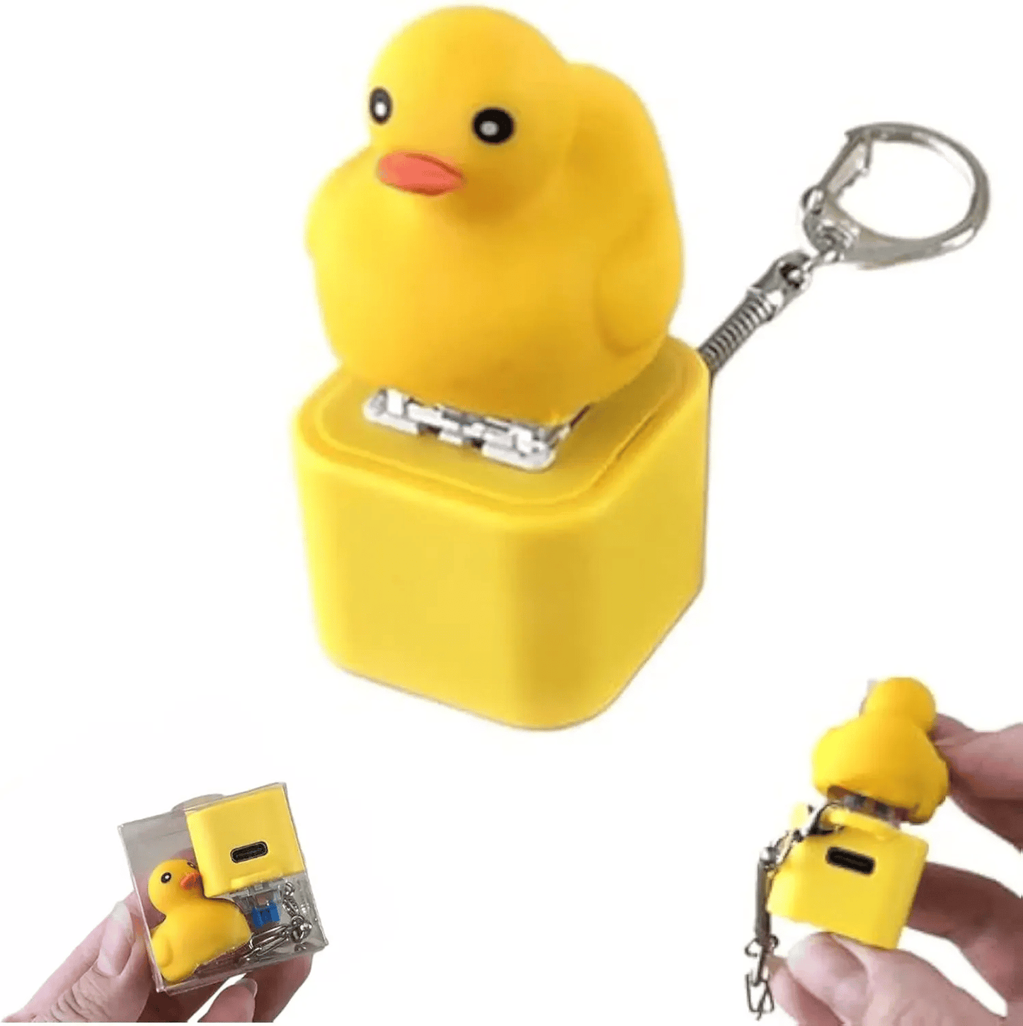đ„Heta erbjudanden - Upp till 50% rabattđ„Frog Croak Fidget-leksak - Uppladdningsbar GrodkvĂ€kande Nyckelring, GrodkvĂ€kande Stresslindrare med FĂ€rgade Ljus, Rolig och BĂ€rbar Ă
ngestlindrande Leksak
