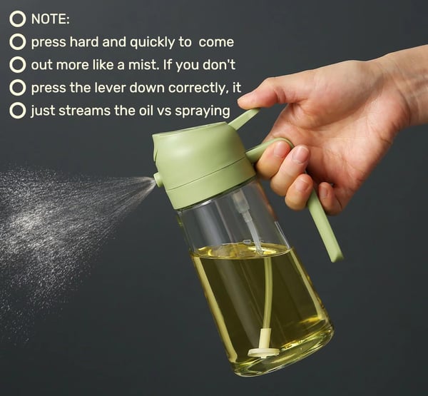 đâš BĂ€rbar 2-i-1 sprayflaska för eteriska oljor â Din perfekta kökshjĂ€lpreda!