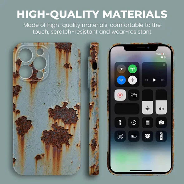đ„đ± Nyinkommet 2025 â Vintage iPhone-skal i rostfritt stĂ„lđĄïž!
