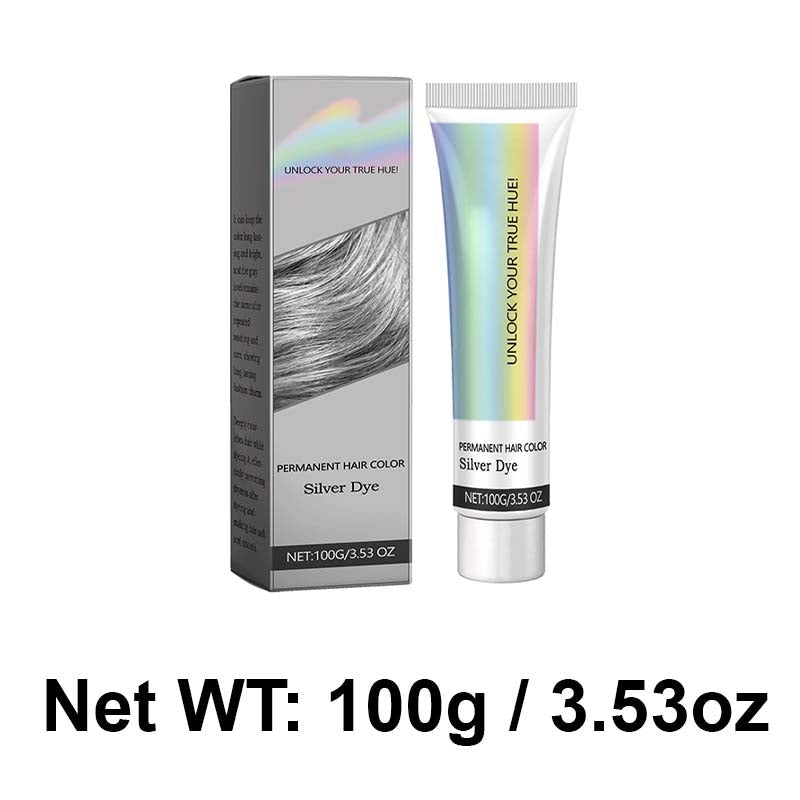𩳠Skapa en frĂ€sch och naturlig silverlookâš 2-i-1 silverhĂ„rfĂ€rg â med rena nordiska vĂ€xtextrakt