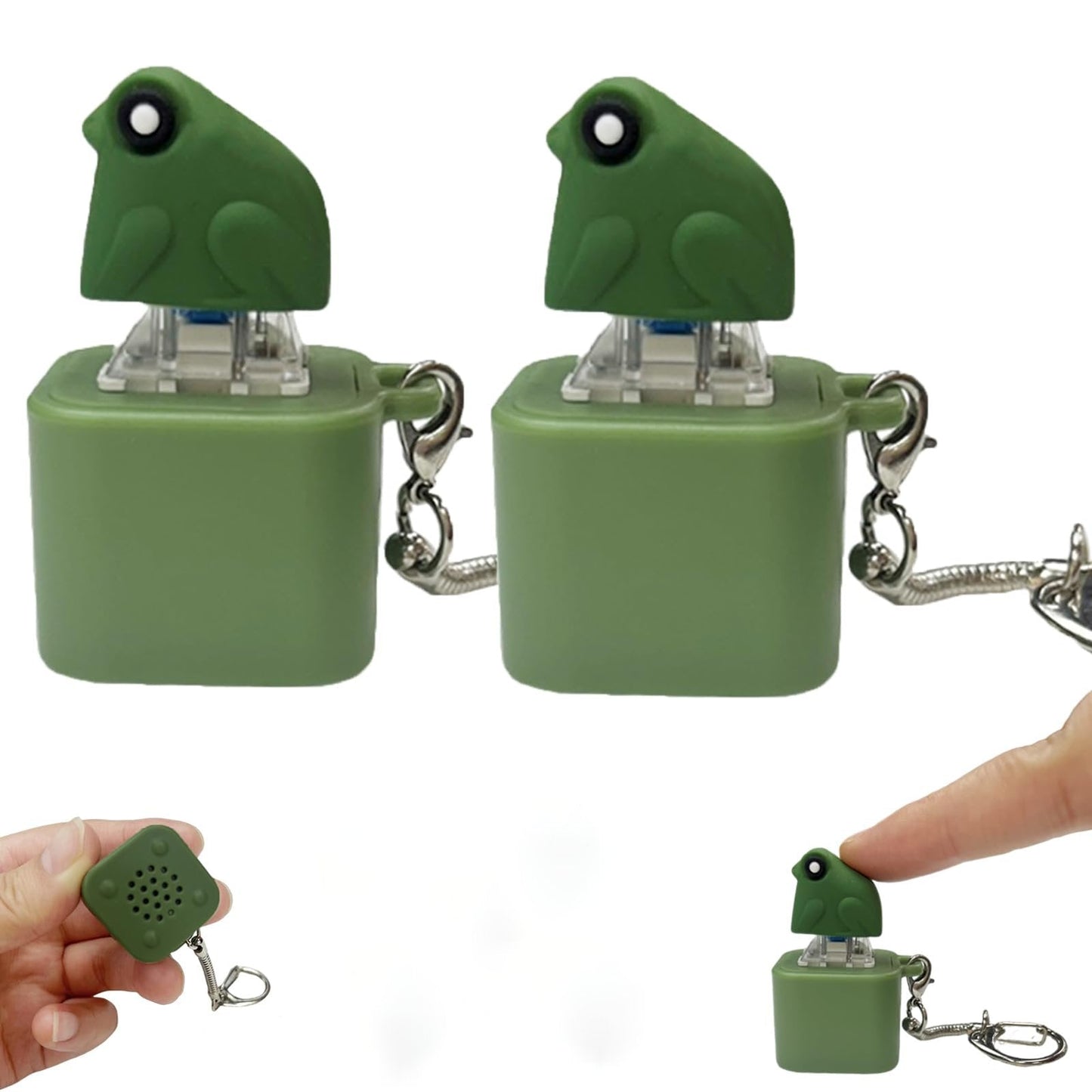 đ„Heta erbjudanden - Upp till 50% rabattđ„Frog Croak Fidget-leksak - Uppladdningsbar GrodkvĂ€kande Nyckelring, GrodkvĂ€kande Stresslindrare med FĂ€rgade Ljus, Rolig och BĂ€rbar Ă
ngestlindrande Leksak