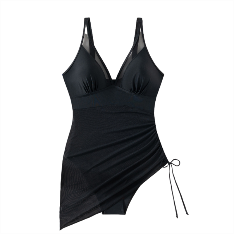 Slimmande Nät Genomskinlig Sarong Omslag Baddräkt
