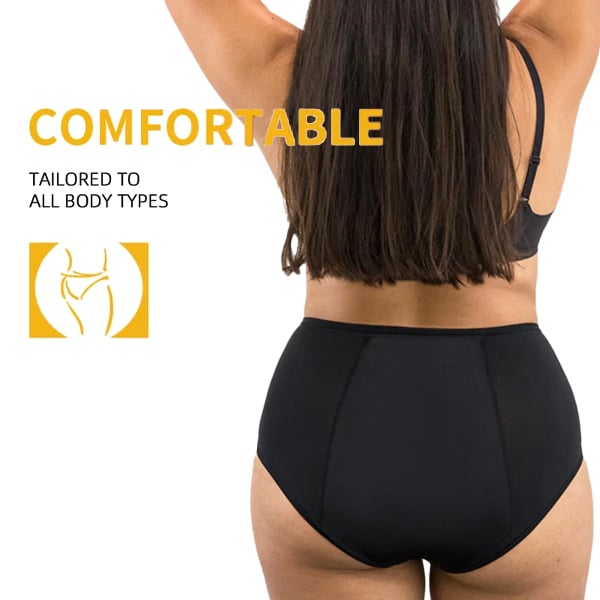 "✨ 2025 Bestseller | Höjdmiddade Läcksäkra Trosor | 3-Pack i Bambufiber 🌿"