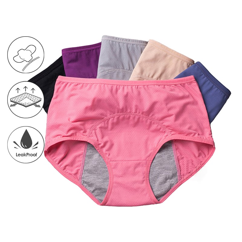 "✨ 2025 Bestseller | Höjdmiddade Läcksäkra Trosor | 3-Pack i Bambufiber 🌿"