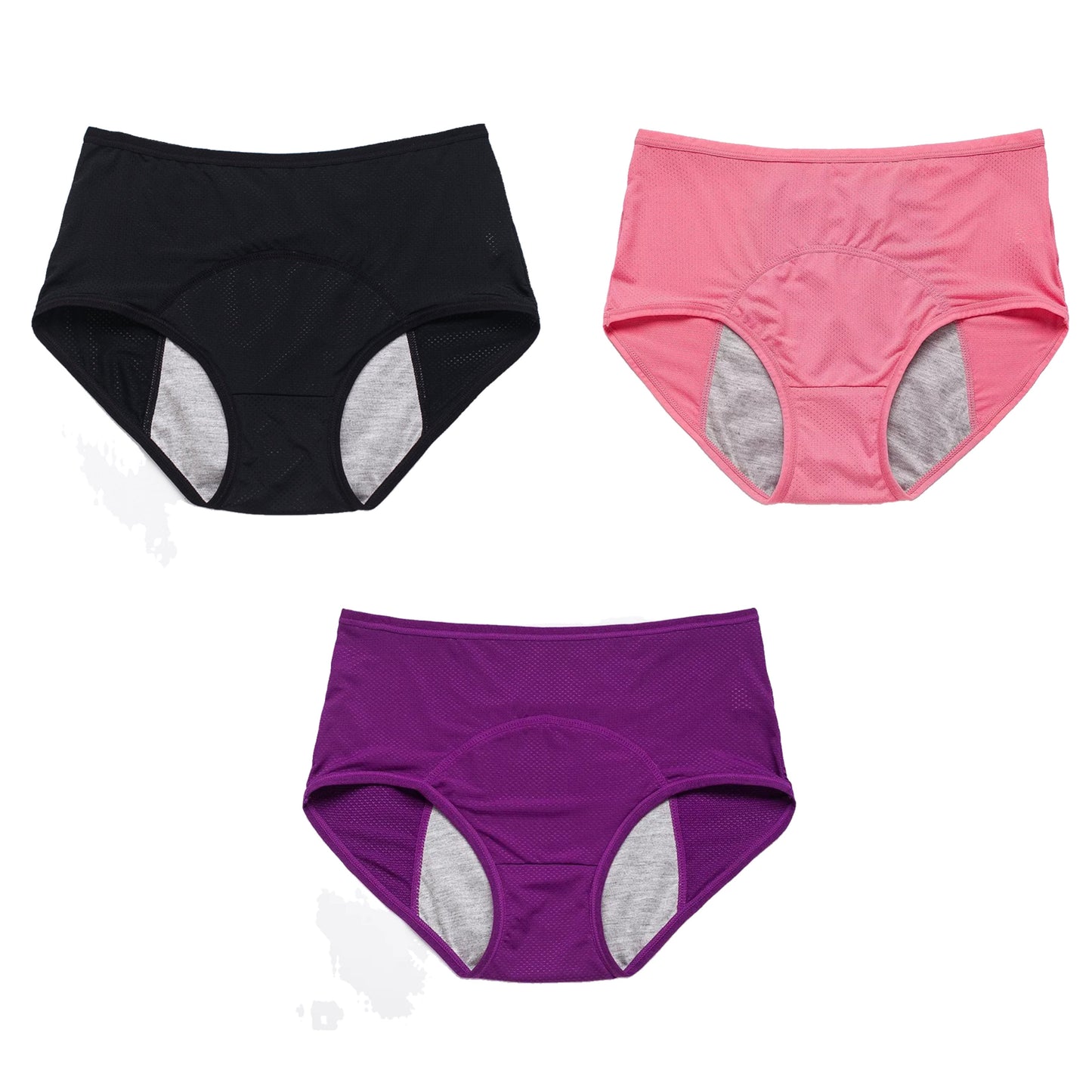"✨ 2025 Bestseller | Höjdmiddade Läcksäkra Trosor | 3-Pack i Bambufiber 🌿"