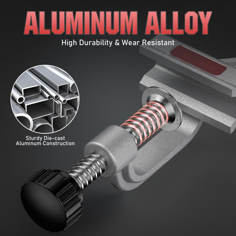 đ„ Justerbar rörklĂ€mma för svetsning och trĂ€đ§âš âïž Universal - LĂ€mplig för olika material och storlekar đȘ Super Grip - HĂ„ll stadigt medan du arbetar đš Dubbel anvĂ€ndning - Perfekt för svetsning och trĂ€bearbetning