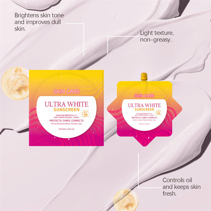 ✨ BÄRBAR SUPER-SOLKRÄM MED BLEKNINGSEFFEKT 🌞 💎 För dig som vill ha jämn hy & solskydd: ✅ Extra stark blekning – reducerar pigmentfläckar ✅ Lätt att bära – perfekt i handväskan 👛 ✅ Snabb absorption – ingen kletig känsla