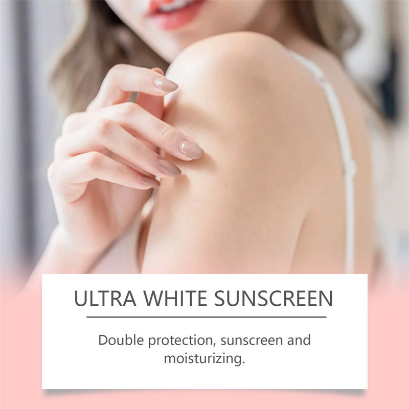 ✨ BÄRBAR SUPER-SOLKRÄM MED BLEKNINGSEFFEKT 🌞 💎 För dig som vill ha jämn hy & solskydd: ✅ Extra stark blekning – reducerar pigmentfläckar ✅ Lätt att bära – perfekt i handväskan 👛 ✅ Snabb absorption – ingen kletig känsla