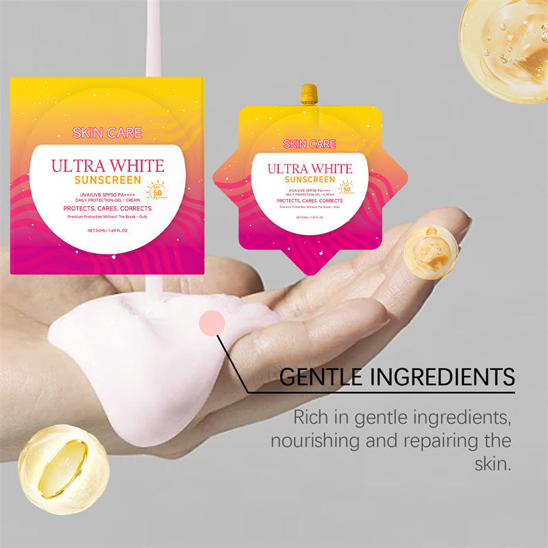✨ BÄRBAR SUPER-SOLKRÄM MED BLEKNINGSEFFEKT 🌞 💎 För dig som vill ha jämn hy & solskydd: ✅ Extra stark blekning – reducerar pigmentfläckar ✅ Lätt att bära – perfekt i handväskan 👛 ✅ Snabb absorption – ingen kletig känsla