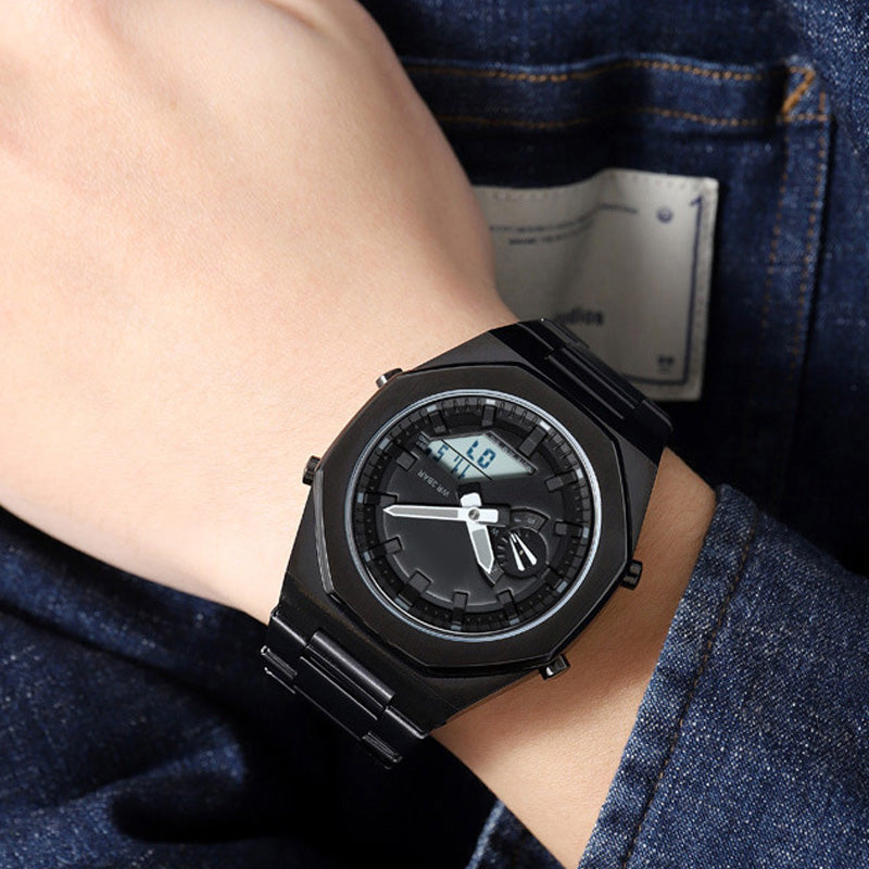 ⌚ 2025'S MUST-HAVE FÖR DEN STILMEDVETNE MANNEN! 🔥 ✨ Kombinerar svensk minimalism med avancerad teknik ✅ Supernogrann kvartsrörelse (±1 sekund/månad) ✅ Vattentålig 50M – klarar regn & simning 🌊 ✅ Kalender & veckovisare – perfekt för affärsman