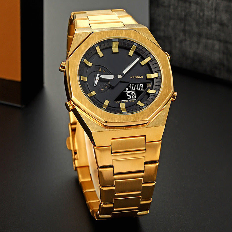 ⌚ 2025'S MUST-HAVE FÖR DEN STILMEDVETNE MANNEN! 🔥 ✨ Kombinerar svensk minimalism med avancerad teknik ✅ Supernogrann kvartsrörelse (±1 sekund/månad) ✅ Vattentålig 50M – klarar regn & simning 🌊 ✅ Kalender & veckovisare – perfekt för affärsman