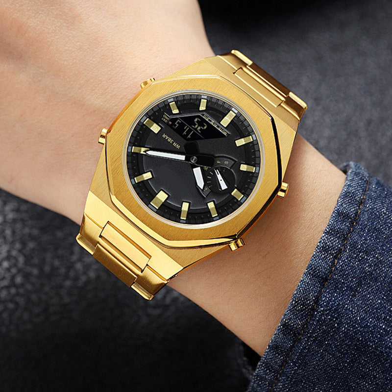 ⌚ 2025'S MUST-HAVE FÖR DEN STILMEDVETNE MANNEN! 🔥 ✨ Kombinerar svensk minimalism med avancerad teknik ✅ Supernogrann kvartsrörelse (±1 sekund/månad) ✅ Vattentålig 50M – klarar regn & simning 🌊 ✅ Kalender & veckovisare – perfekt för affärsman
