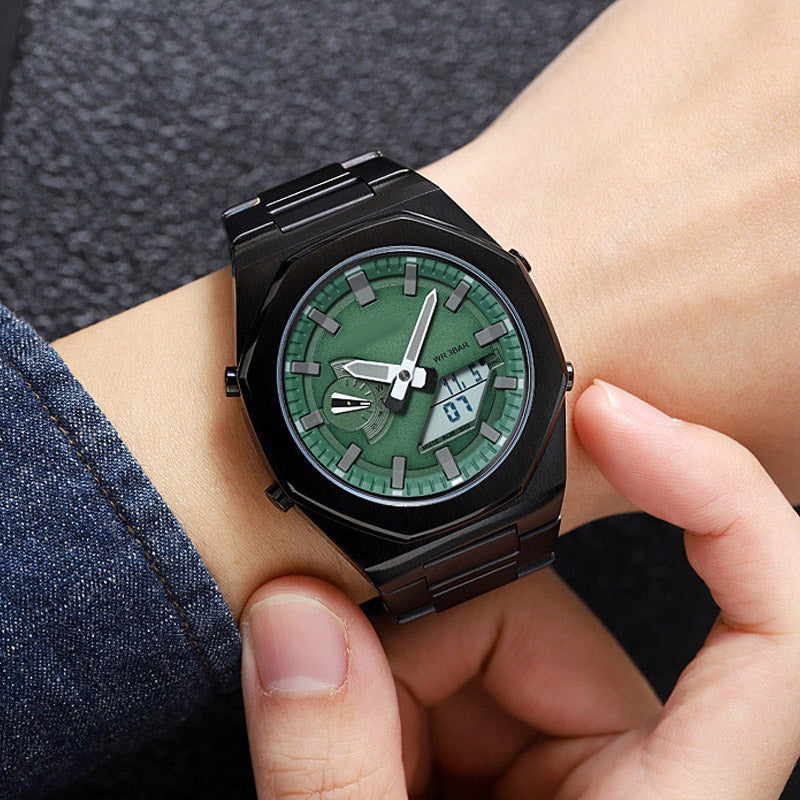 ⌚ 2025'S MUST-HAVE FÖR DEN STILMEDVETNE MANNEN! 🔥 ✨ Kombinerar svensk minimalism med avancerad teknik ✅ Supernogrann kvartsrörelse (±1 sekund/månad) ✅ Vattentålig 50M – klarar regn & simning 🌊 ✅ Kalender & veckovisare – perfekt för affärsman