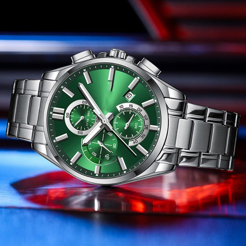 ✨ 2025 Executive Edition | Herrklocka i rostfritt stål | Svensk lyxdesign⌚