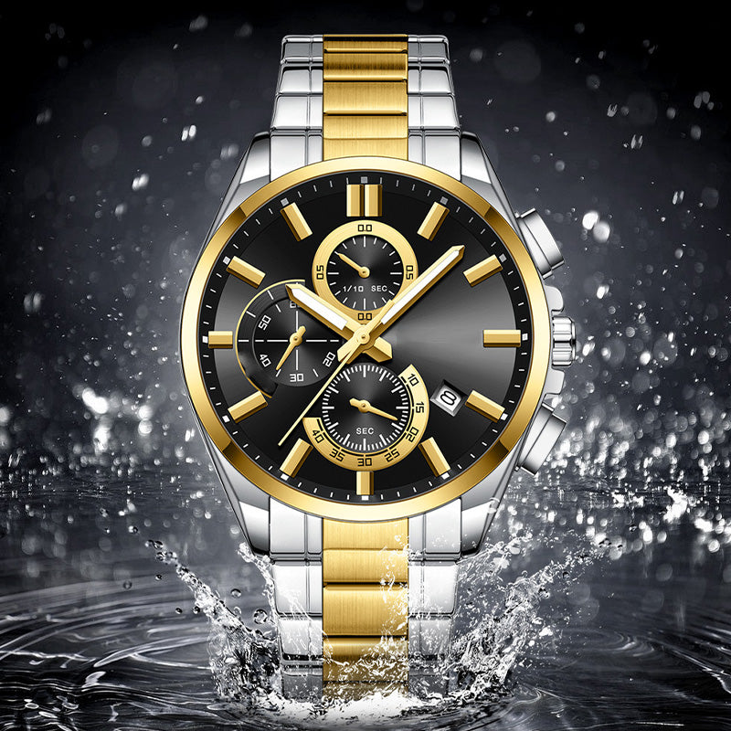 ✨ 2025 Executive Edition | Herrklocka i rostfritt stål | Svensk lyxdesign⌚