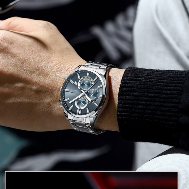 ✨ 2025 Executive Edition | Herrklocka i rostfritt stål | Svensk lyxdesign⌚