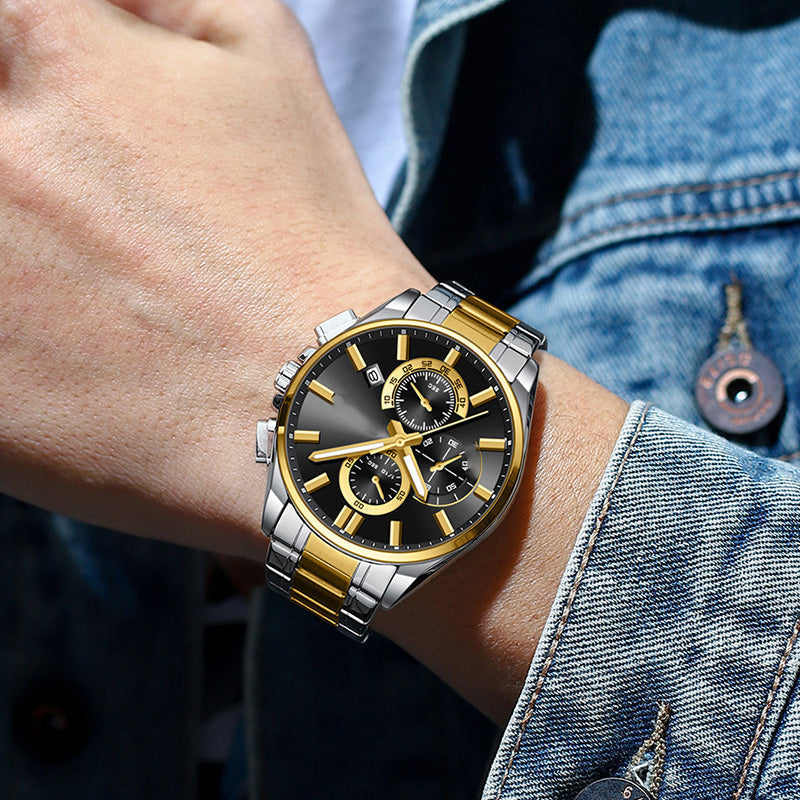 ✨ 2025 Executive Edition | Herrklocka i rostfritt stål | Svensk lyxdesign⌚