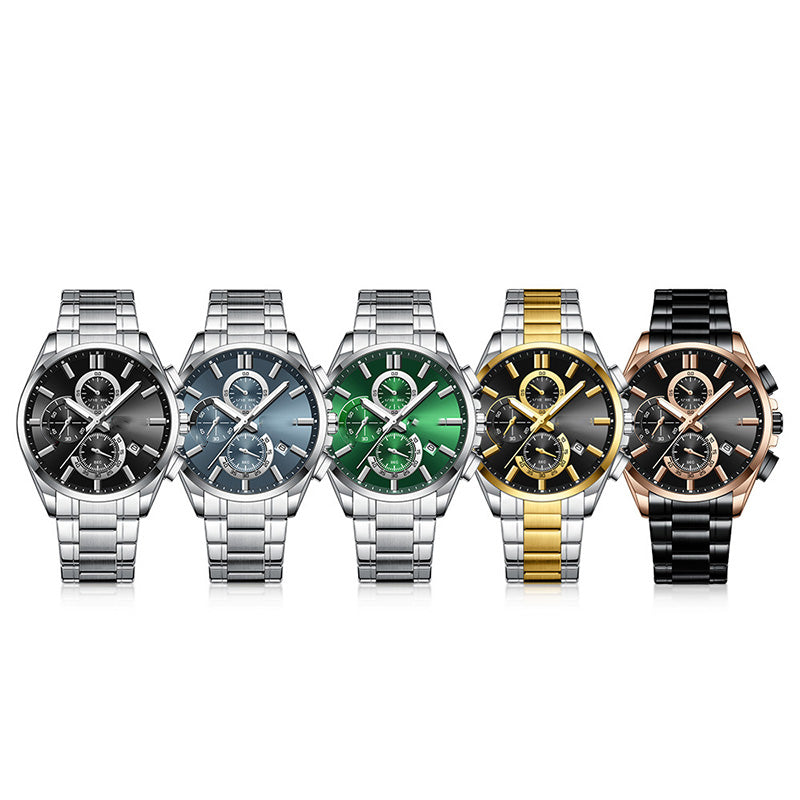 ✨ 2025 Executive Edition | Herrklocka i rostfritt stål | Svensk lyxdesign⌚