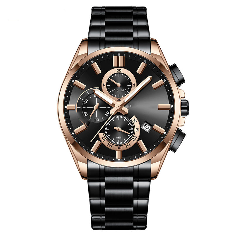 ✨ 2025 Executive Edition | Herrklocka i rostfritt stål | Svensk lyxdesign⌚