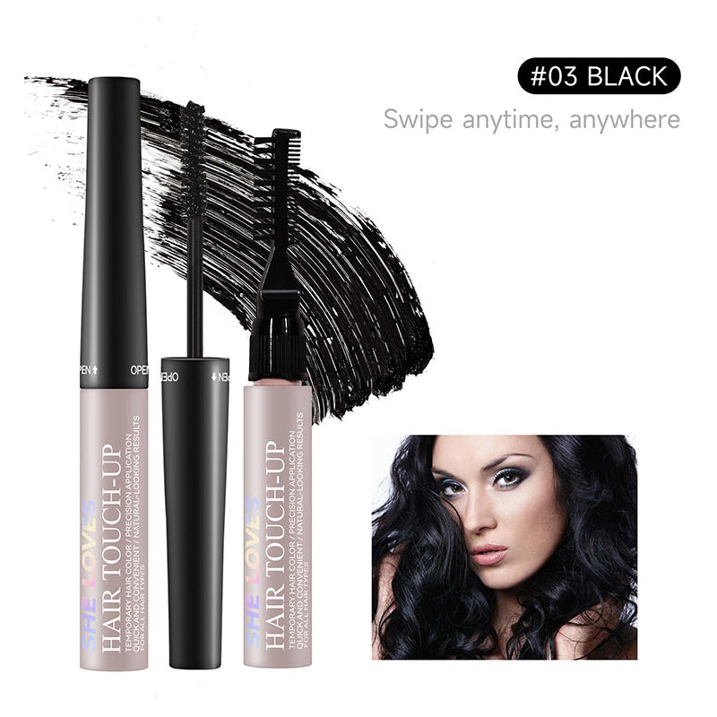 ✨ Snabb Gråttäckande Pensel – Hårrotstouch-up på 30 Sekunder!✅ Vattentålig & Håller hela dagen 💦