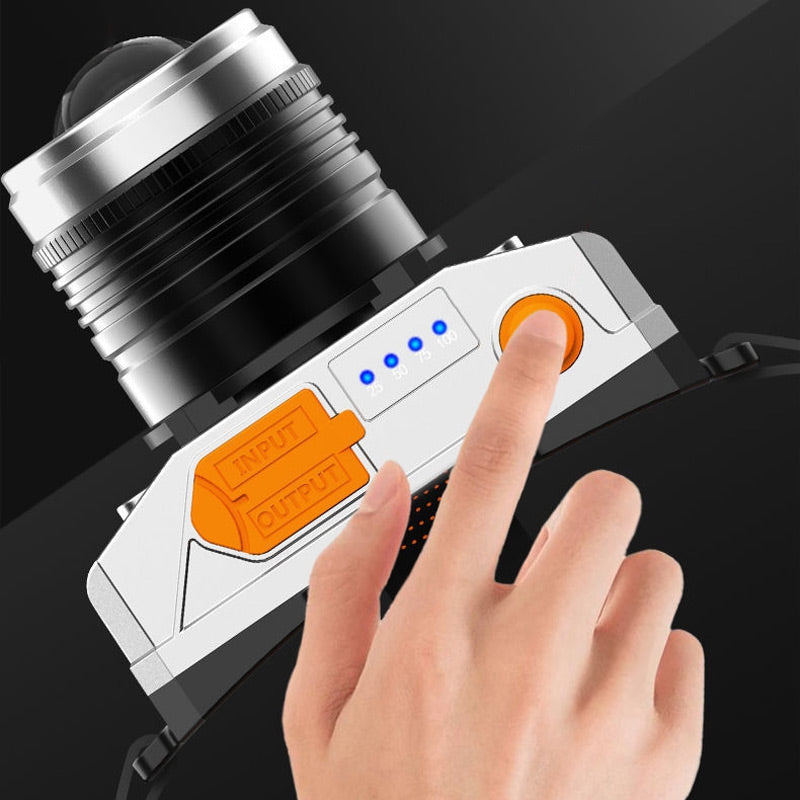 ✨ Smart solcellsladdande LED-strålkastare | Automatisk sensor 🚶♂️| 2000 lumen 💡