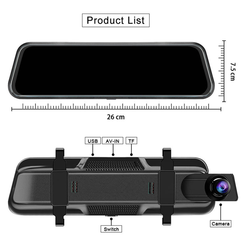 đNy produktkampanjđ„4K Ultra-HD Pixel Smart AI-streaming för bil-DVR (đ50 % rabatt)