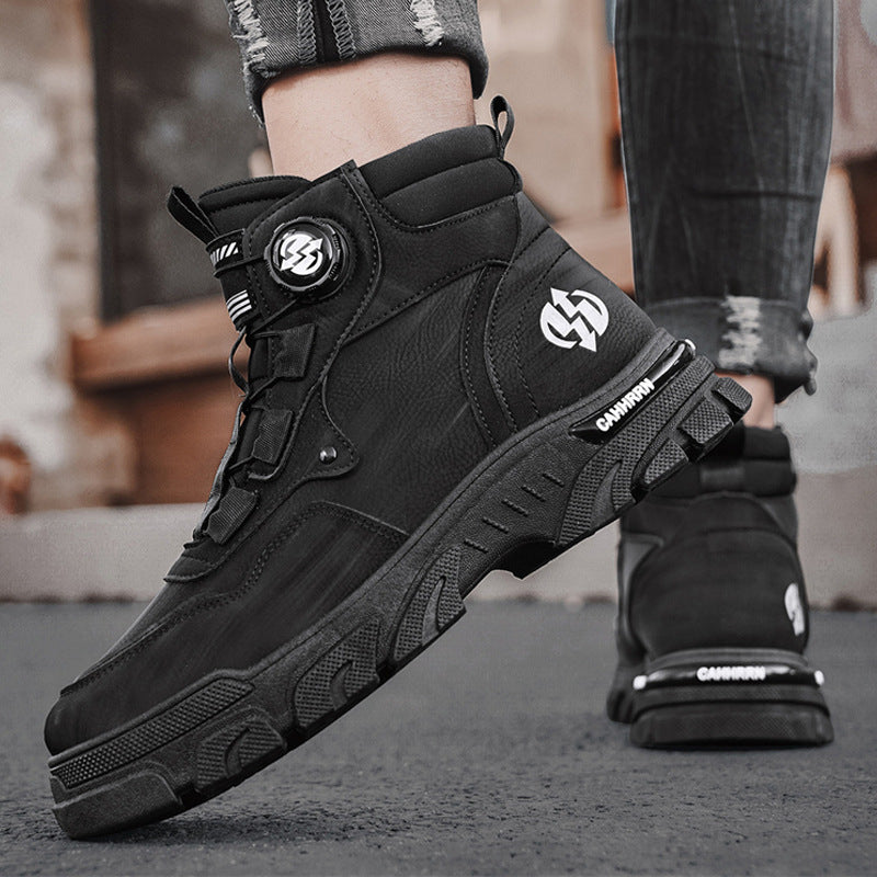 ⏳Time-limited Special⏰Men's PU Leather Non-Slip Work Boots