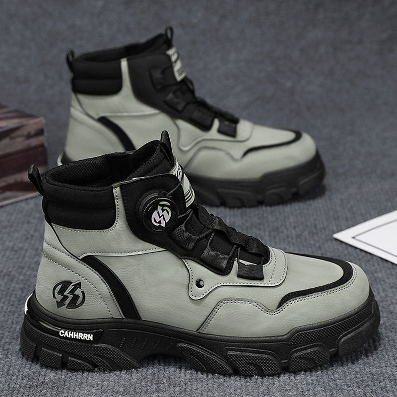 ⏳Time-limited Special⏰Men's PU Leather Non-Slip Work Boots