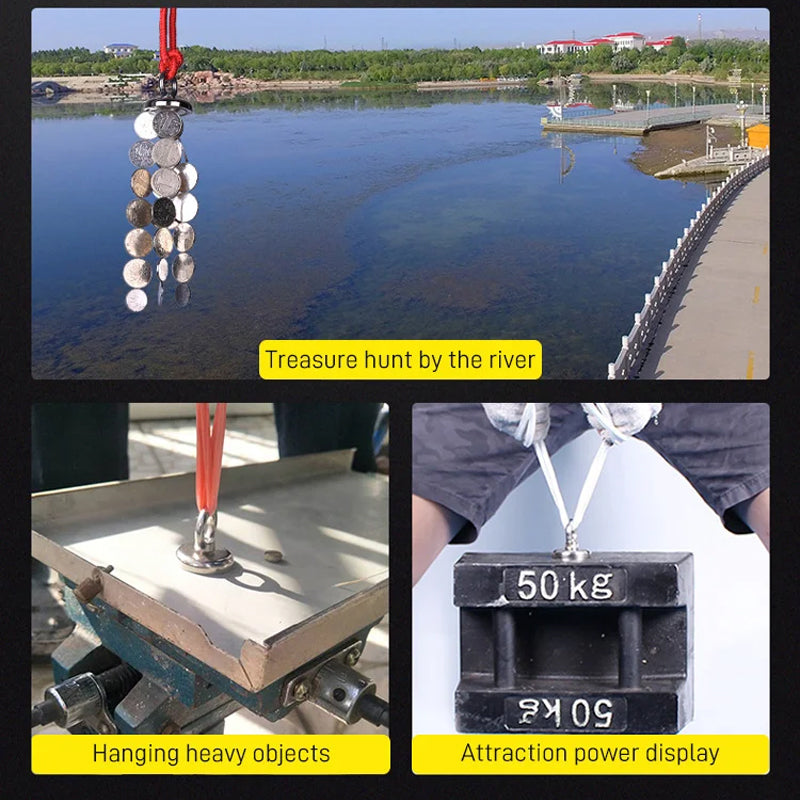 đ§Čđ MAGNETISK BĂRGNINGSMAGNET â HITTA FĂRSVUNNA FĂREMĂ
L I DJUPT VATTEN!