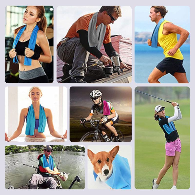 ❄️ "Kyl Dig Ner med Stil! 🏅 Icy Sports Tech Handduk – Din Ultimata Träningskompis!