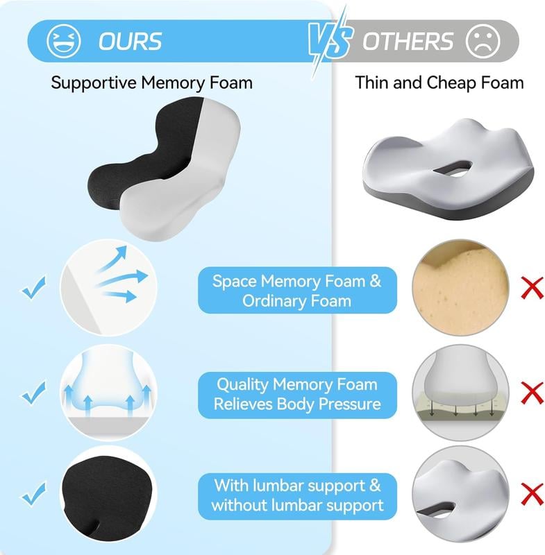 đđș ERGONOMISK BILSTOL â KĂR I KOMFORT HELA DAGEN! âš Halkfri minnesskumsits â Formar sig efter din kropp