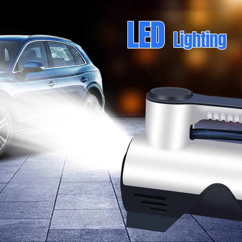 đâš SLADDLĂS HJĂLP VID VĂGKANTEN â SMART & SNABB! ⥠BĂ€rbar bilpump med digital display