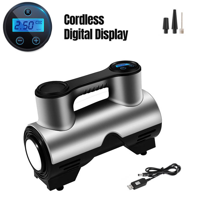 đâš SLADDLĂS HJĂLP VID VĂGKANTEN â SMART & SNABB! ⥠BĂ€rbar bilpump med digital display