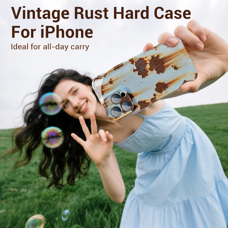 đ„đ± Nyinkommet 2025 â Vintage iPhone-skal i rostfritt stĂ„lđĄïž!