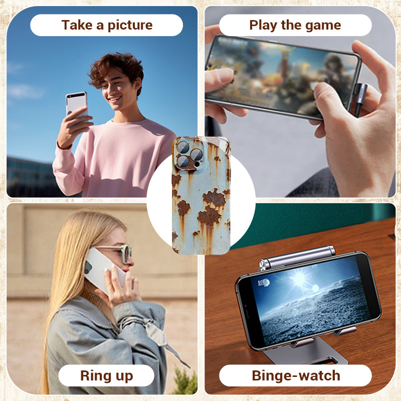 đ„đ± Nyinkommet 2025 â Vintage iPhone-skal i rostfritt stĂ„lđĄïž!