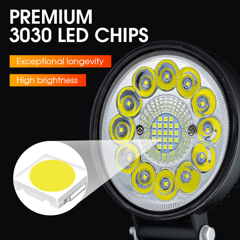 ✨💥Halva priset sista dagen💡4-tums LED-pod med 99 W för terrängbruk✨📍999 st LED-pärlor📍
