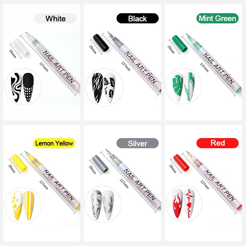 ✨ DIY Nagelkonstborstar – 12-färgers böjda nagelkonstborsteset 💅🎨