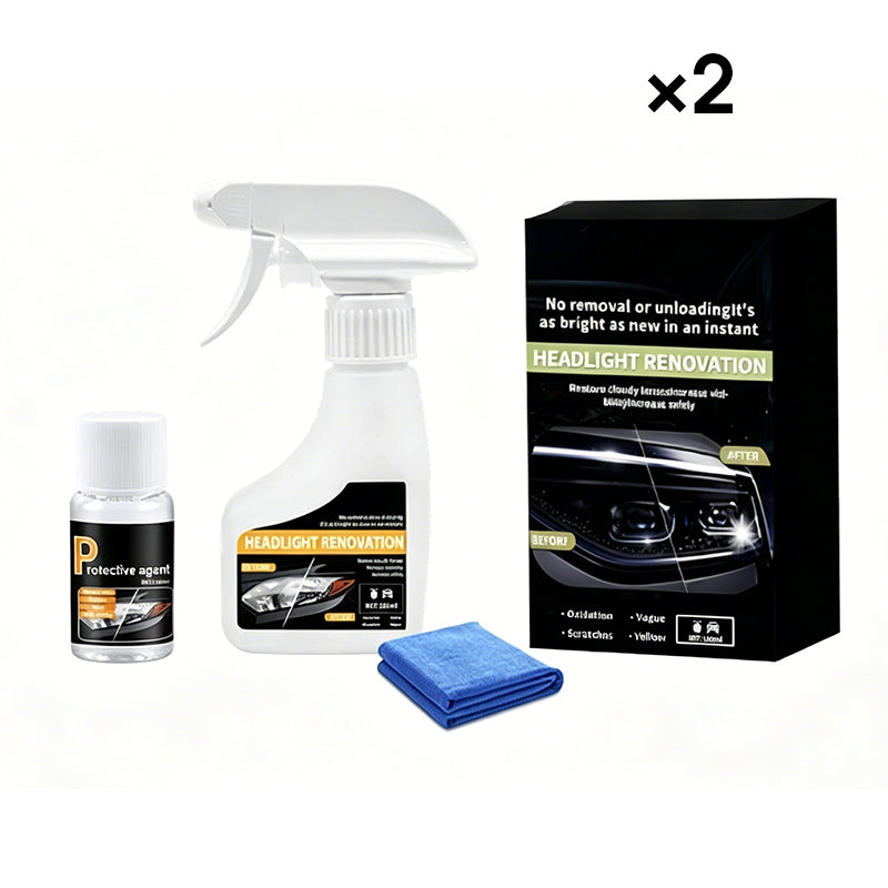 đ 50% RABATT NU! âš StrĂ„lkastarspray för bilen â omedelbar klarhet, lĂ„ngvarigt skydd & enkel applicering â perfekt för gulnade och grumliga strĂ„lkastare đĄ