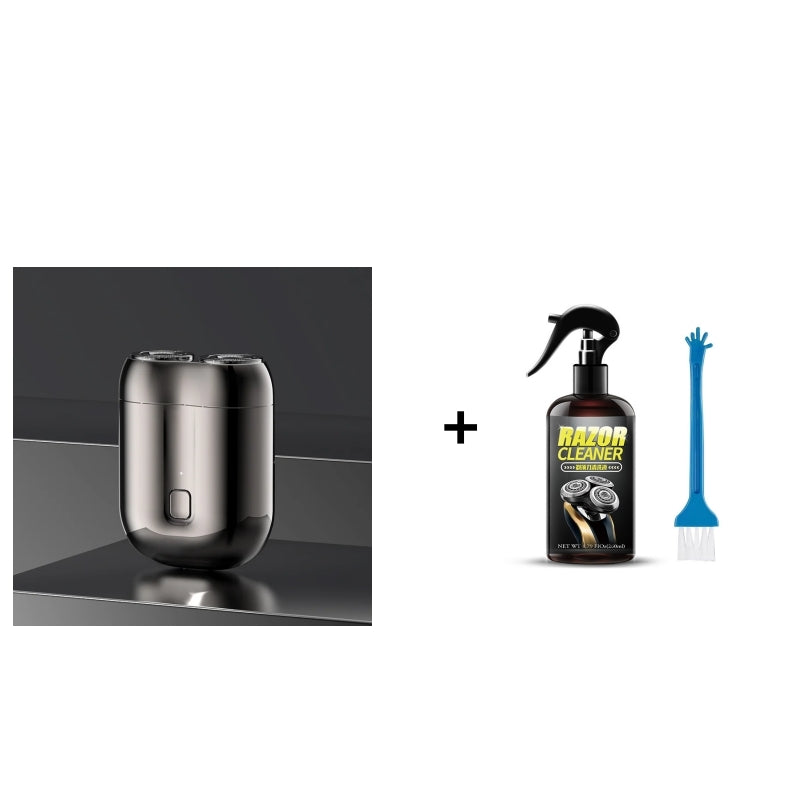 🎁Köp 1 få 1 rakhyvelrengöringsvätska gratis ⏳Minihyvel för män, uppladdningsbar, vattentät, kompakt elektrisk rakhyvel