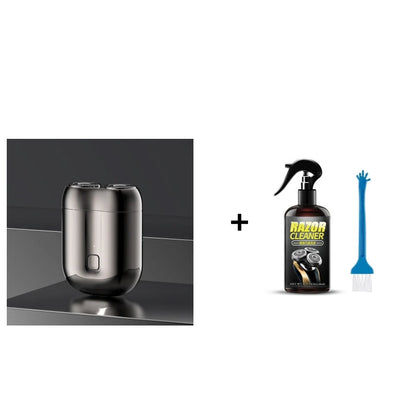 🎁Köp 1 få 1 rakhyvelrengöringsvätska gratis ⏳Minihyvel för män, uppladdningsbar, vattentät, kompakt elektrisk rakhyvel