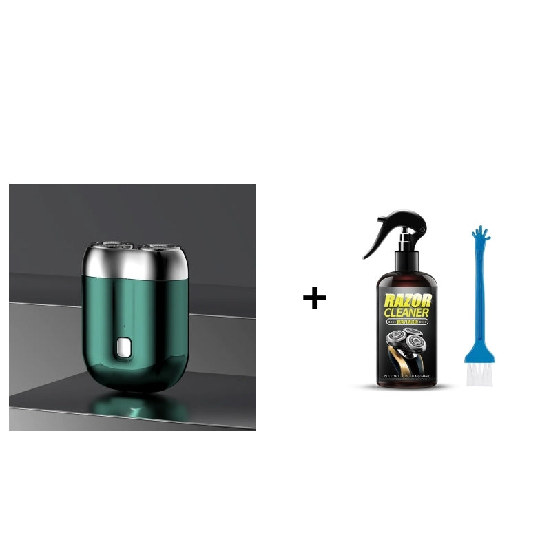 🎁Köp 1 få 1 rakhyvelrengöringsvätska gratis ⏳Minihyvel för män, uppladdningsbar, vattentät, kompakt elektrisk rakhyvel