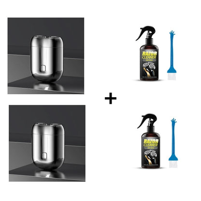 🎁Köp 1 få 1 rakhyvelrengöringsvätska gratis ⏳Minihyvel för män, uppladdningsbar, vattentät, kompakt elektrisk rakhyvel
