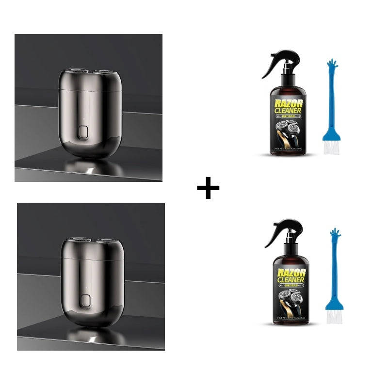🎁Köp 1 få 1 rakhyvelrengöringsvätska gratis ⏳Minihyvel för män, uppladdningsbar, vattentät, kompakt elektrisk rakhyvel