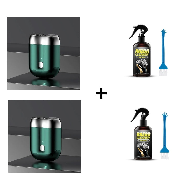 🎁Köp 1 få 1 rakhyvelrengöringsvätska gratis ⏳Minihyvel för män, uppladdningsbar, vattentät, kompakt elektrisk rakhyvel