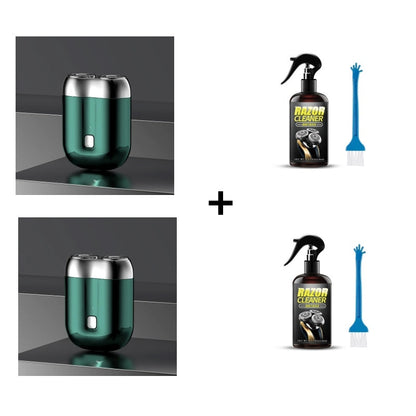 🎁Köp 1 få 1 rakhyvelrengöringsvätska gratis ⏳Minihyvel för män, uppladdningsbar, vattentät, kompakt elektrisk rakhyvel