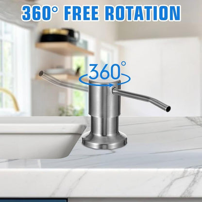 🧴✨ Diskmedelsdispenser med 99 cm slang & 360° rotation – håll diskbänken renare och mer organiserad 🚰