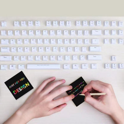 🎅Julklapp 61%OFF-【100 st/1 Set】DIY Rainbow Magic Scratch Paper Art Set